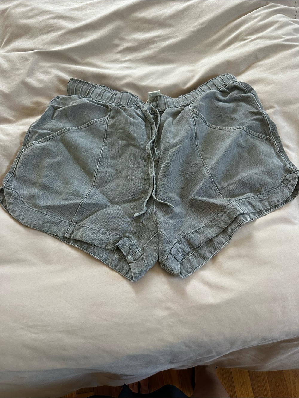 C&C California Light Gray Athletic Drawstring Shorts size S